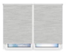 Рулонные шторы Мини Корсо перл светло-серый цена. Купить в «Мастерская Жалюзи»